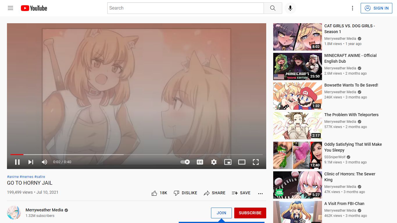 GO TO HORNY JAIL - YouTube